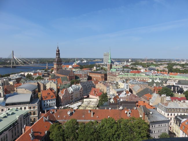 Views from St Peter’s Church. What to see and do for two days in Latvia's Capital City of Rīga #riga #latvia