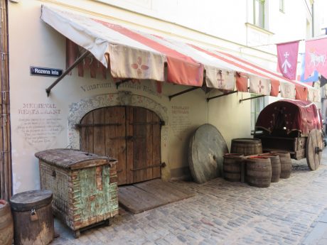 Medieval themed alley. What to see and do for two days in Latvia's Capital City of Rīga #riga #latvia