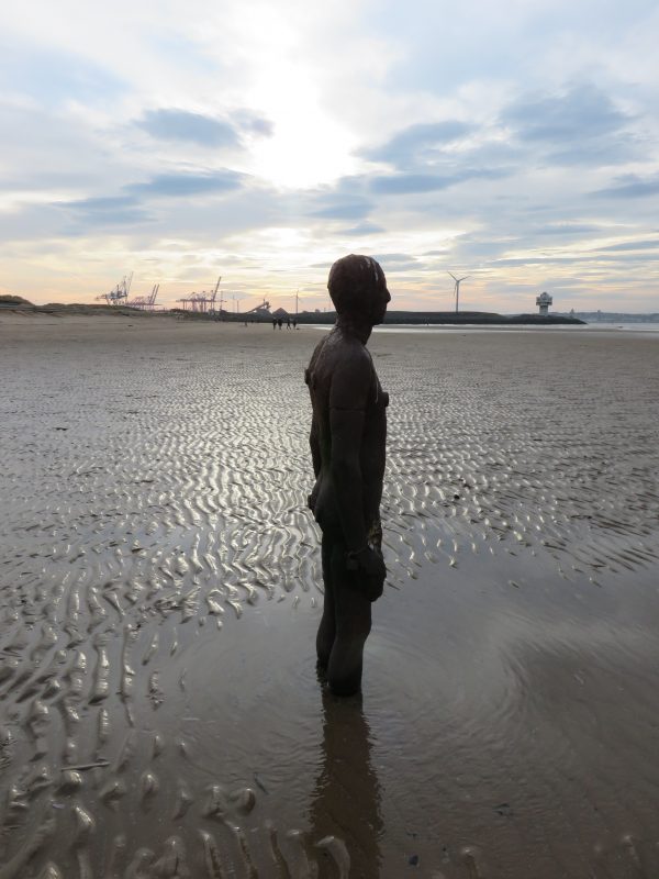 Crosby Beach 'Another Place' sculptures. Weekend Trip to Liverpool #liverpool