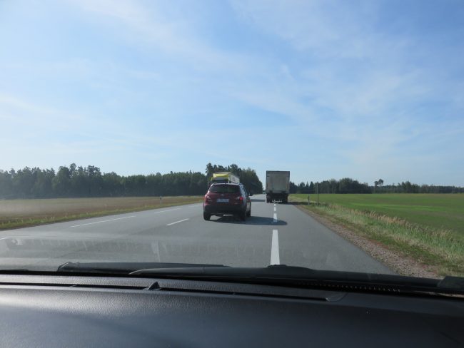 Driving on the shoulder to allow other drivers to pass. 2 Week Self-Drive Holiday Itinerary Latvia