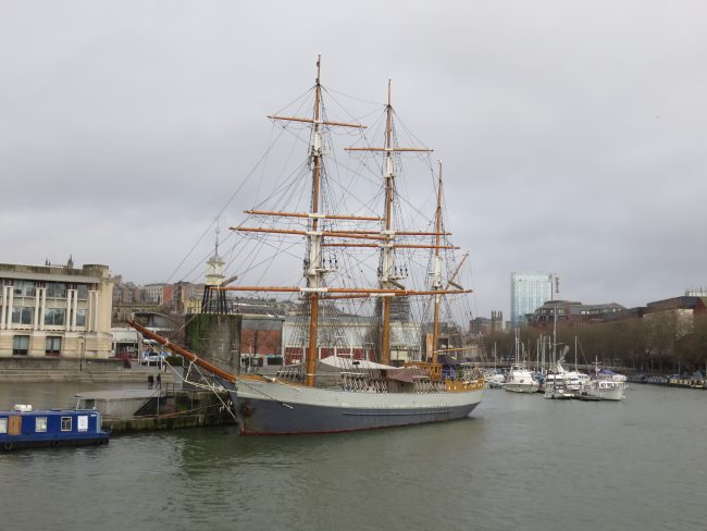Historic ship in Bristol Harbourside. How to spend a weekend in Bristol #bristol