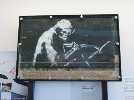 Grim Reaper. Banksy Artwork. How to spend a weekend in Bristol #bristol