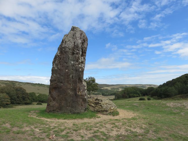 The Longstone at Mottistone. What to see and do in the Isle of Wight