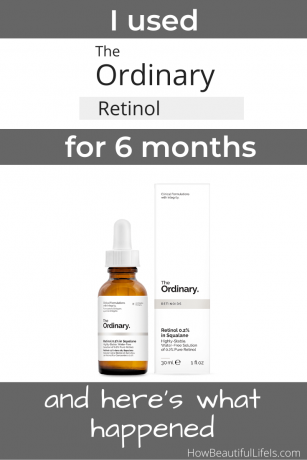 Review of The Ordinary's Retinol How Life Is