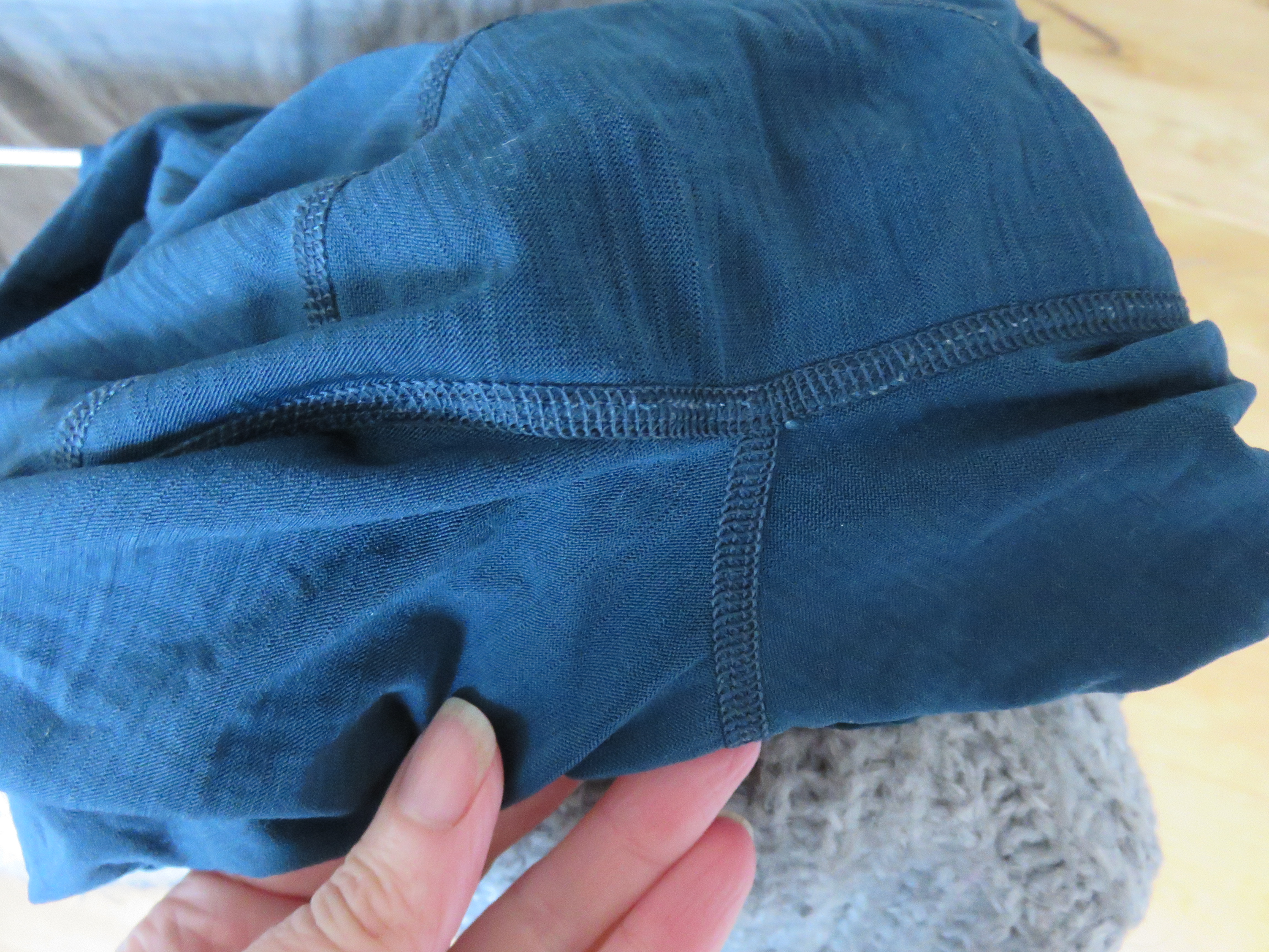 Removing sweat and deodorant stains from wool