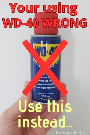 Stop using WD-40 wrong